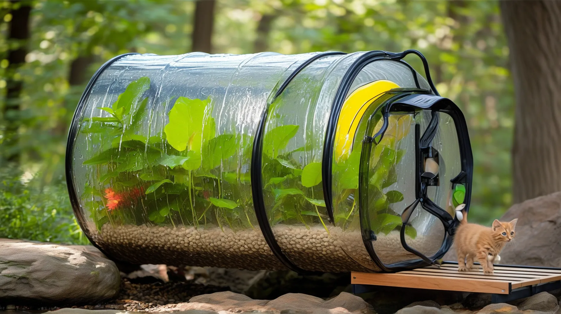 Water Cage | Durable Portable Aquatic Habitat for Small Pets