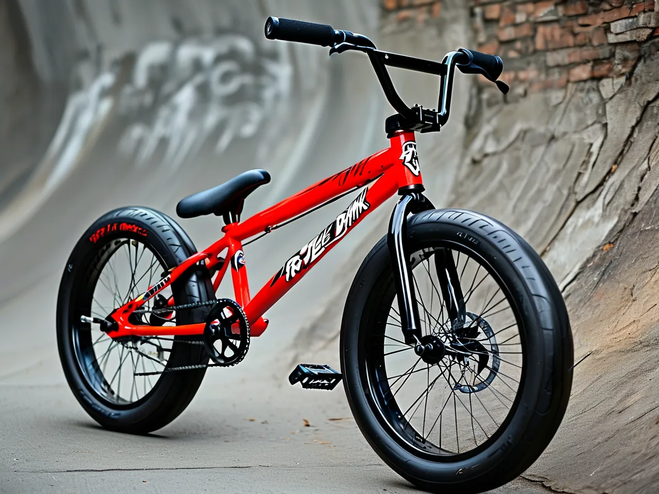 Red & Black BMX Bike | High-Performance Street & Park Riding