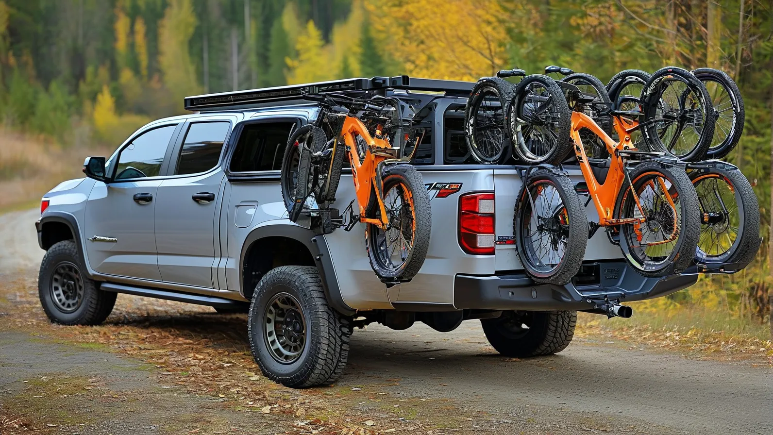 Bike Stand Truck Bed Rack | Heavy-Duty Adjustable Bike Carrier