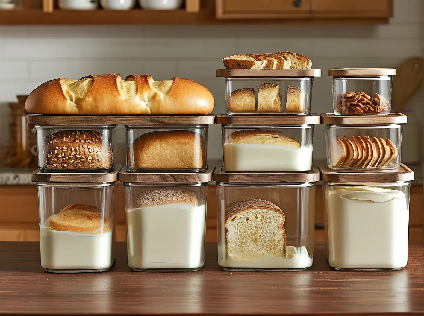 Yuba Bread Basket - Keep Bread Fresh Stylish Kitchen Storage