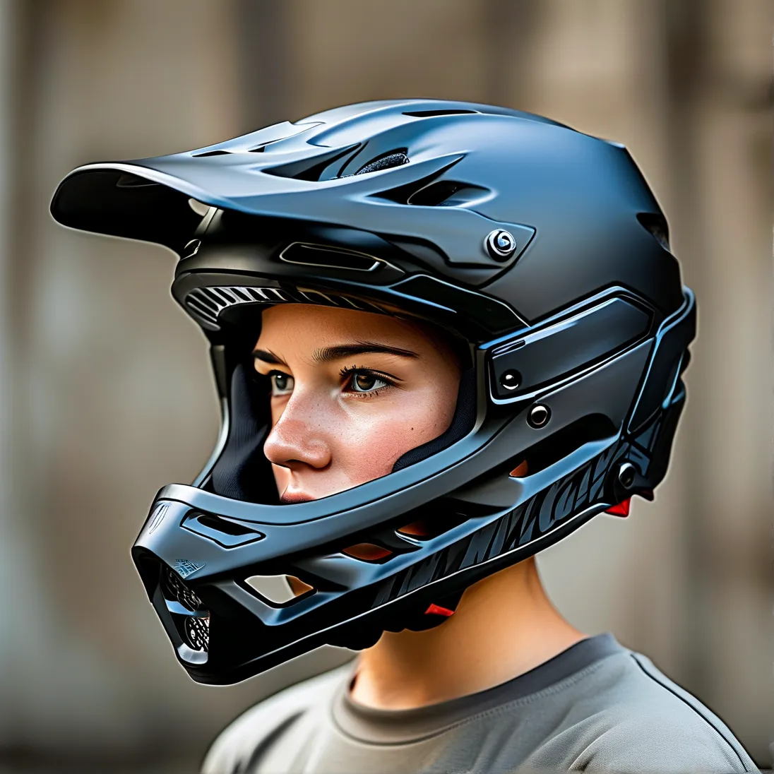 Full Face BMX Bike Helmets - Lightweight MTB Impact Protection