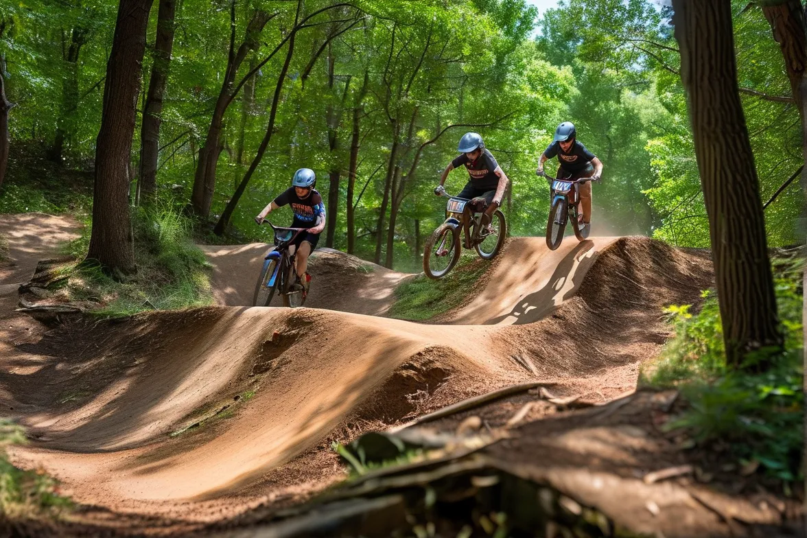 Riversport OKC MTB Pump Track Skills Trail Photos | Ride Now